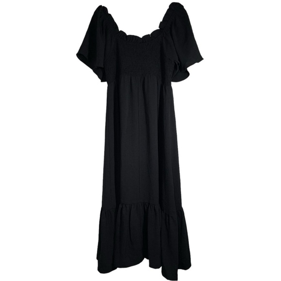 dRa Los Angeles Black Off the Shoulder Benny Dress size L - Picture 3 of 11